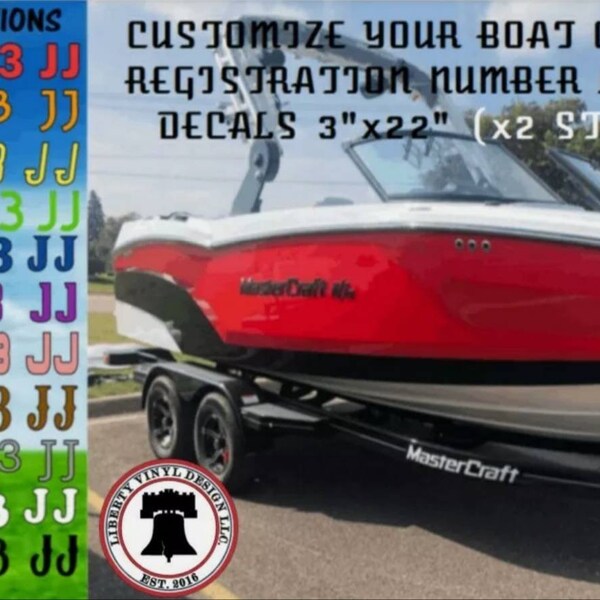 Boat Hull Decals Etsy