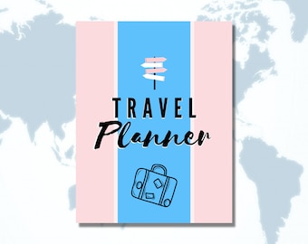 Vacation Planner Printable – 26-Page Trip Itinerary, US Letter (PDF Download)