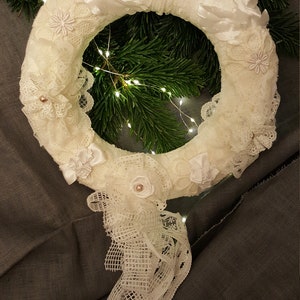 Wreath door wreath door jewelry flower wreath flowers Shabby deco country house