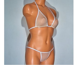 Hot polish girl mesh nude bikini photo