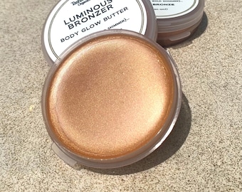 BEAUTIFUL GLOW BRONZER - Sun Kissed Face and Body Glow and Moisturizer| Face Highlighter |Cheek Tint | Light Shimmer Glow |Eyeshadow