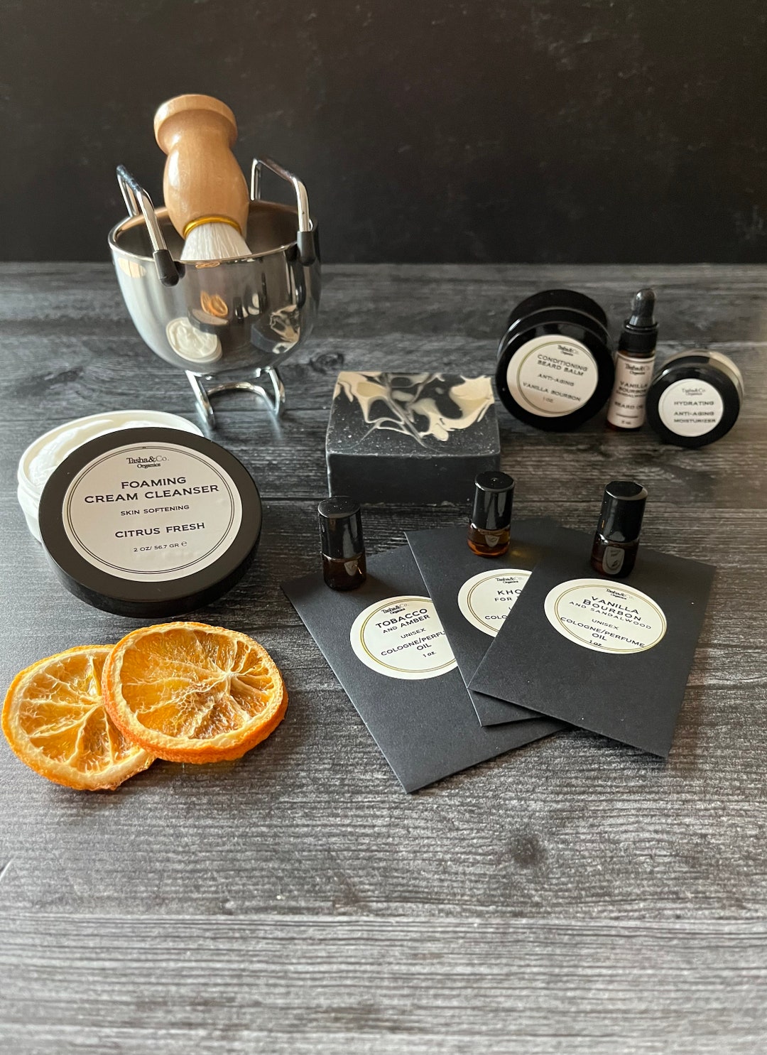 MENS BEARD GROOMING Gift Set 7 Pack Sampler Naturally Sourced