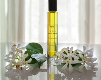 WHITE GARDENIA Natural Perfume Oil | unforgettable floral | for sensitive skin |Organic