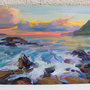 Sea Rocks Painting rocks Rocks For Painting Sea painting oil Painting rocks sea Impressionism oil Home decor