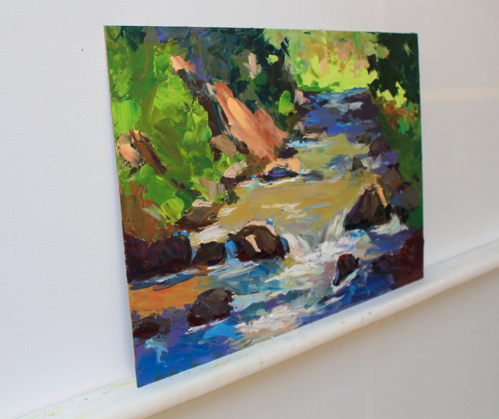 River Stones River Artwork River Painting Riverscape Painting Etsy Il 1588xN.2391896392 Cta1