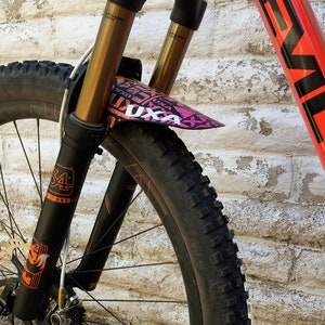 Custom front mudguard mtb clearance