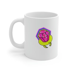 Strawberry Ring Pop - 11oz Taza Blanca
