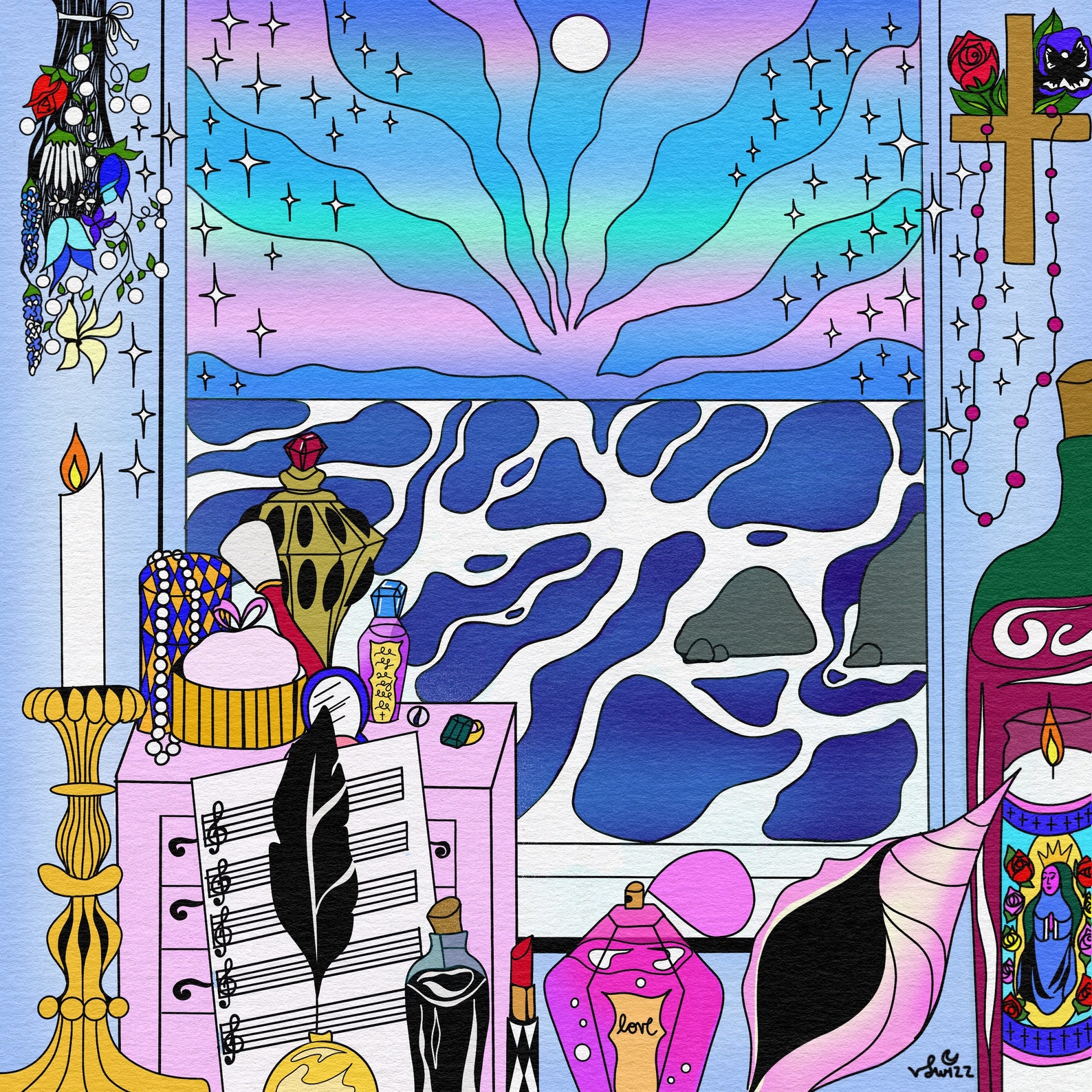 A world of my own art print Etsy