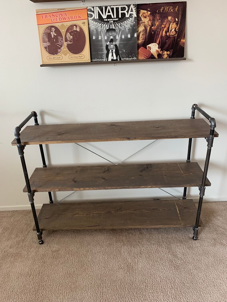 Industrial Pipe Console Etsy