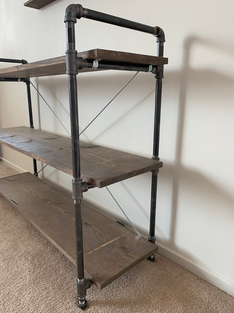 Industrial Pipe Console Etsy