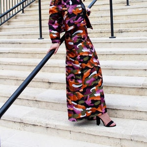Camouflage Ankle Skirt