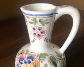 Italian Pitcher - Small Vintage Hand Painted Pitcher