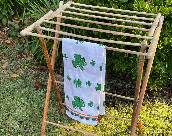 Vintage Drying Rack Collapsible Laundry Rack Wooden Display Rack Folding Herb Drying Rack Prop