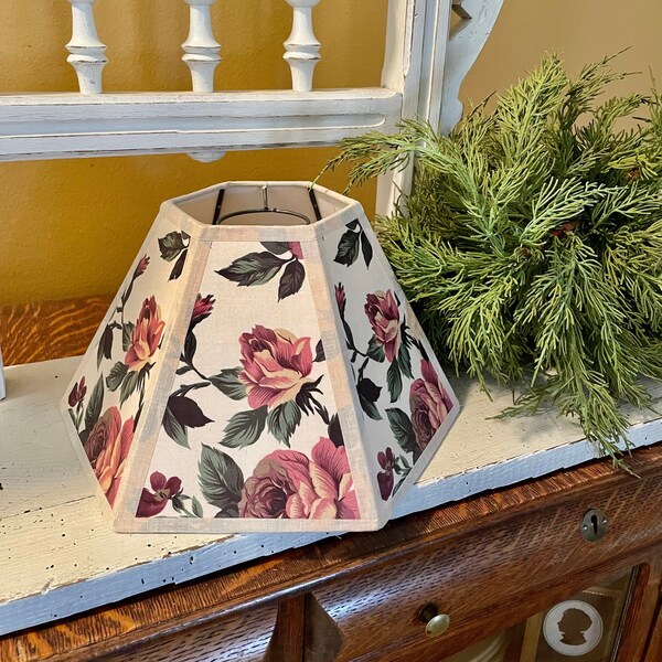 Vintage Lamp Shade - Etsy