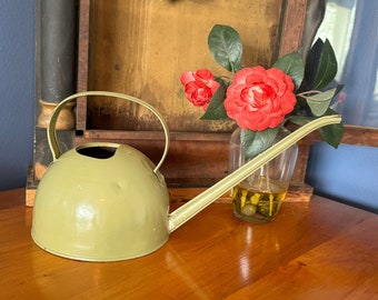 Vintage Green Metal Watering Can Gardening Tools House Plant Necessity Garden Vignette Decor Item Only