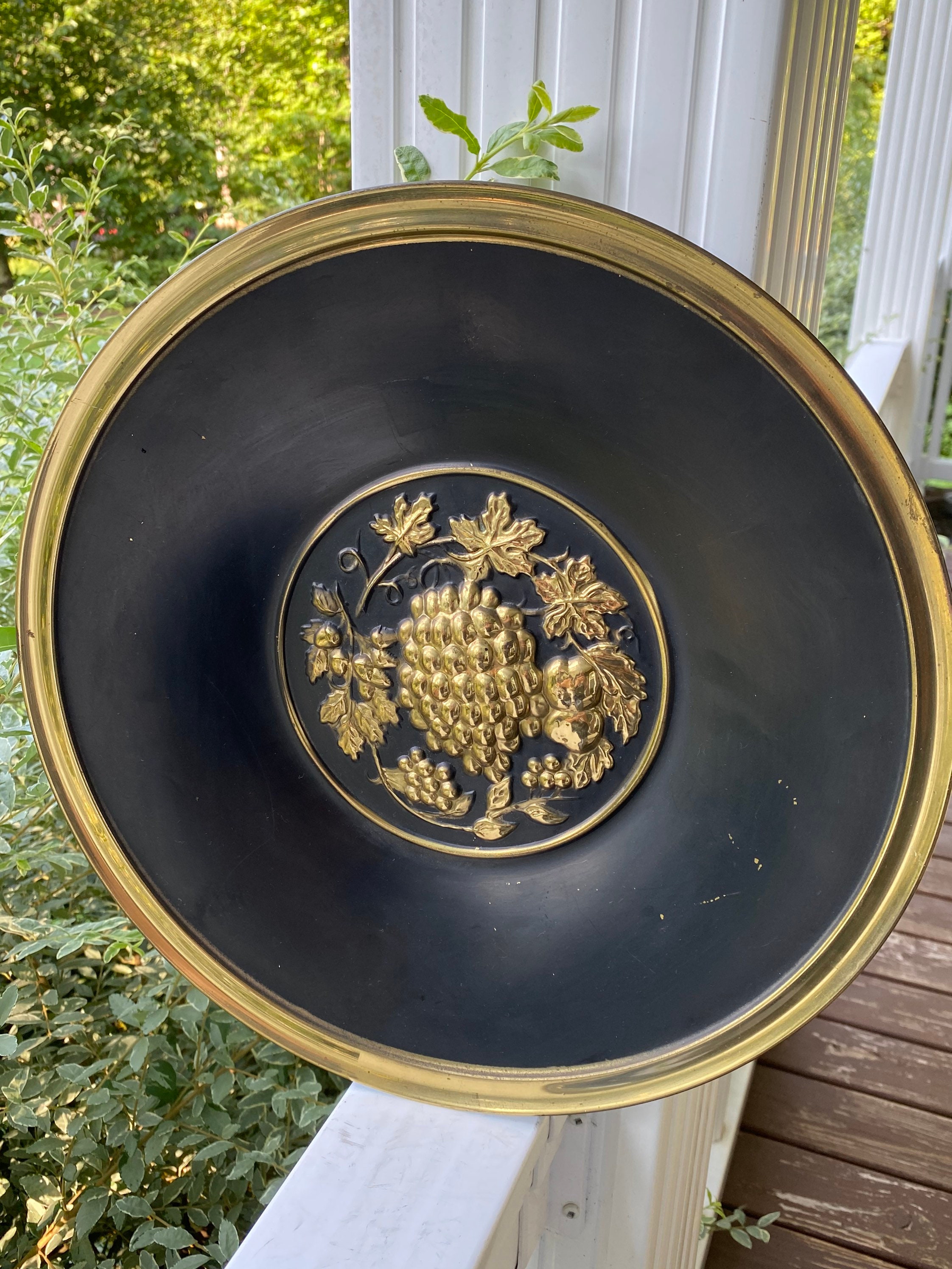 Brass Wall Decor Vintage Wall Decor Brass Repousse | Etsy