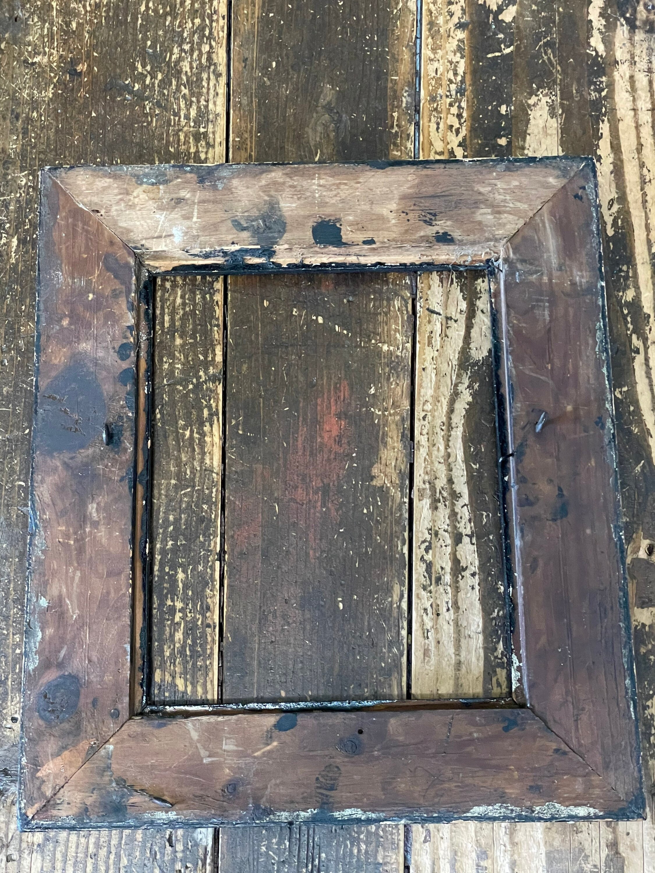 Vintage Wood Wall Frame Carved Floral Detailing Farmhouse Etsy