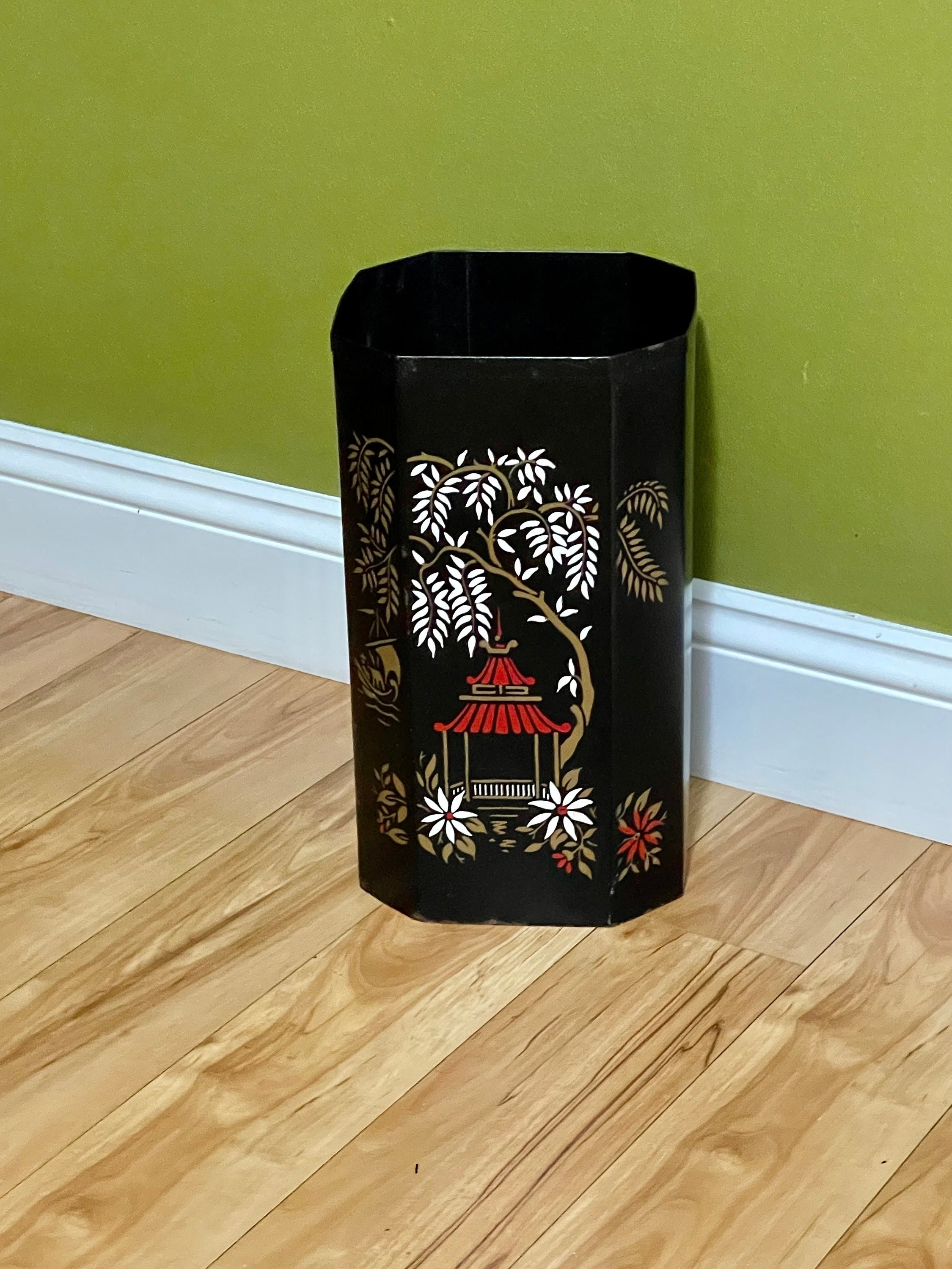 Bote de basura vintage sales