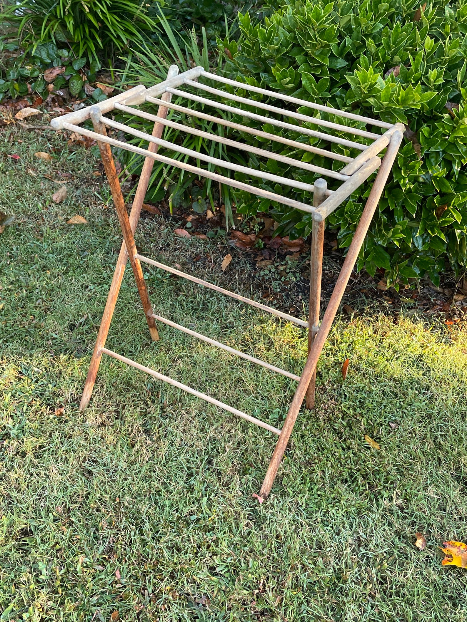 Vintage Drying Rack Collapsible Laundry Rack Wooden - Etsy