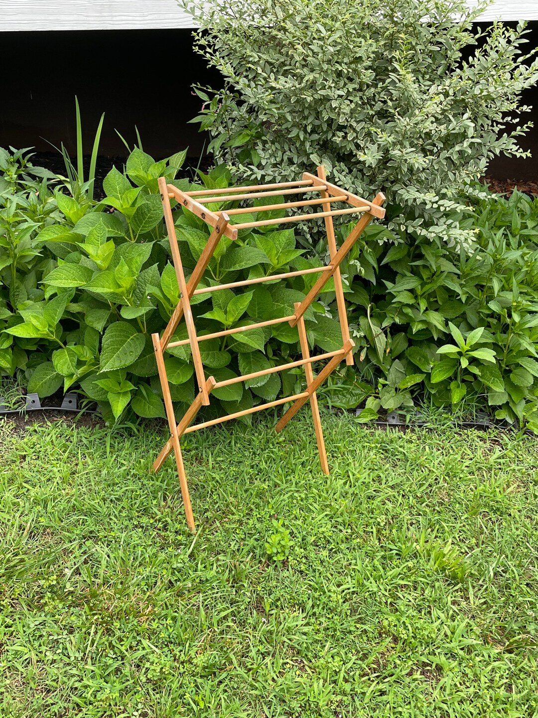Vintage Wooden Drying Rack Display Piece Quilt Rack Etsy