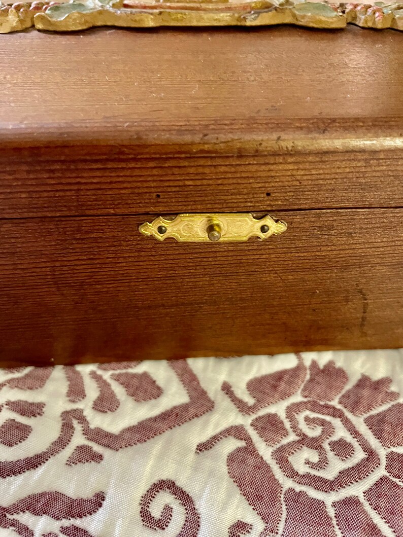 Vintage Wooden Box Letter Holder Desk Accessory Cigar Storage Etsy