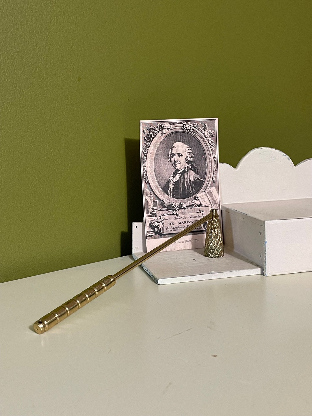 Vintage Brass Candle Snuffer Pineapple Brass Decor Candle Extinguisher