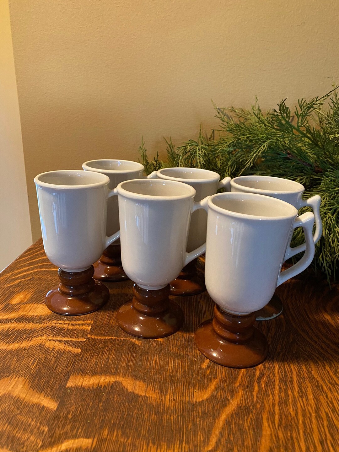Mugs Vintage Hall Coffee Mugs Set of 6 Ironstone Mugs Etsy