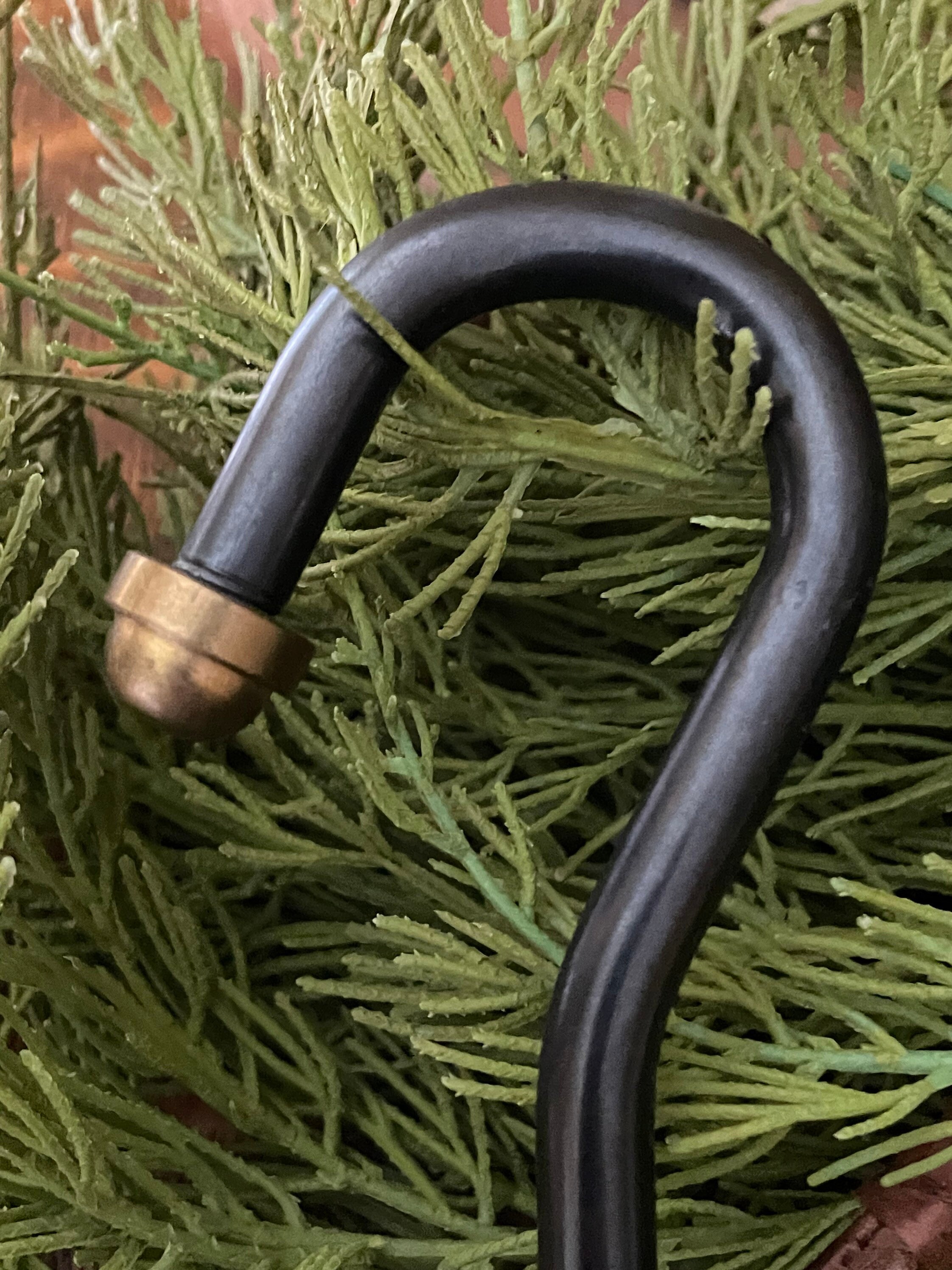 Vintage Damper Hook Flue Pull Fireplace Tool Brass Decor Etsy