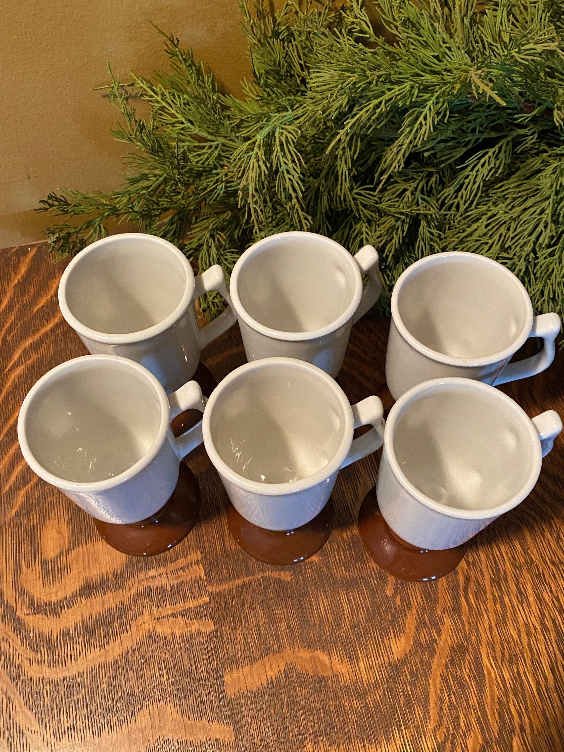 Mugs Vintage Hall Coffee Mugs Set of 6 Ironstone Mugs Etsy