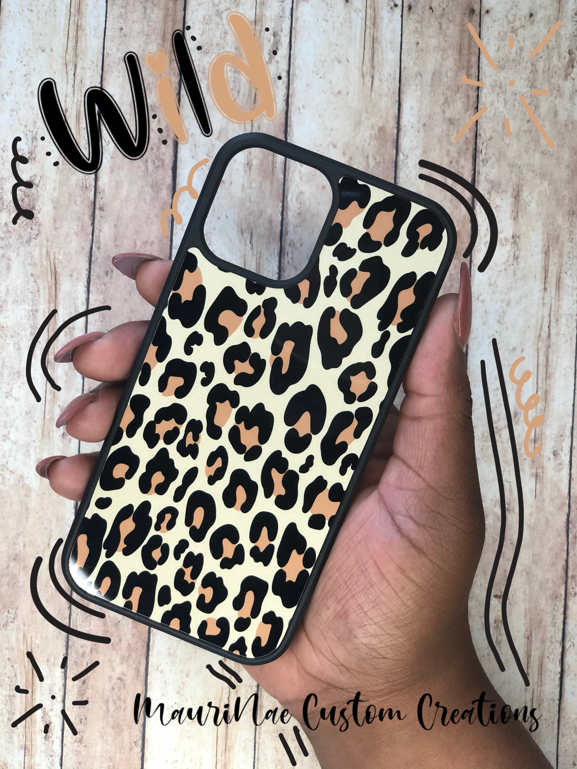Cheetah iPhone Case Cheetah print phone Case iPhone 12 / | Etsy