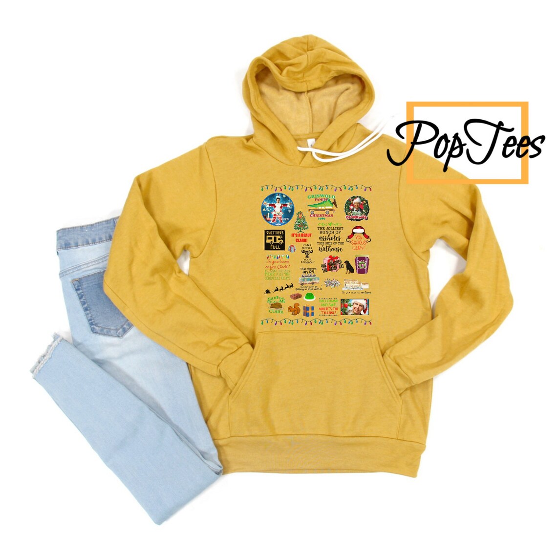 Christmas Vacation Collage Hoodie. National Lampoons | Etsy