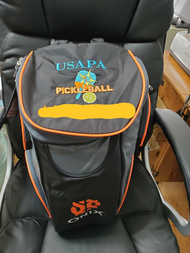 pickleball bag monogram
