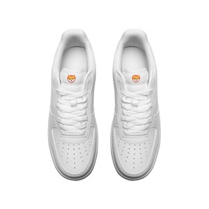 air force 1 crest logo white