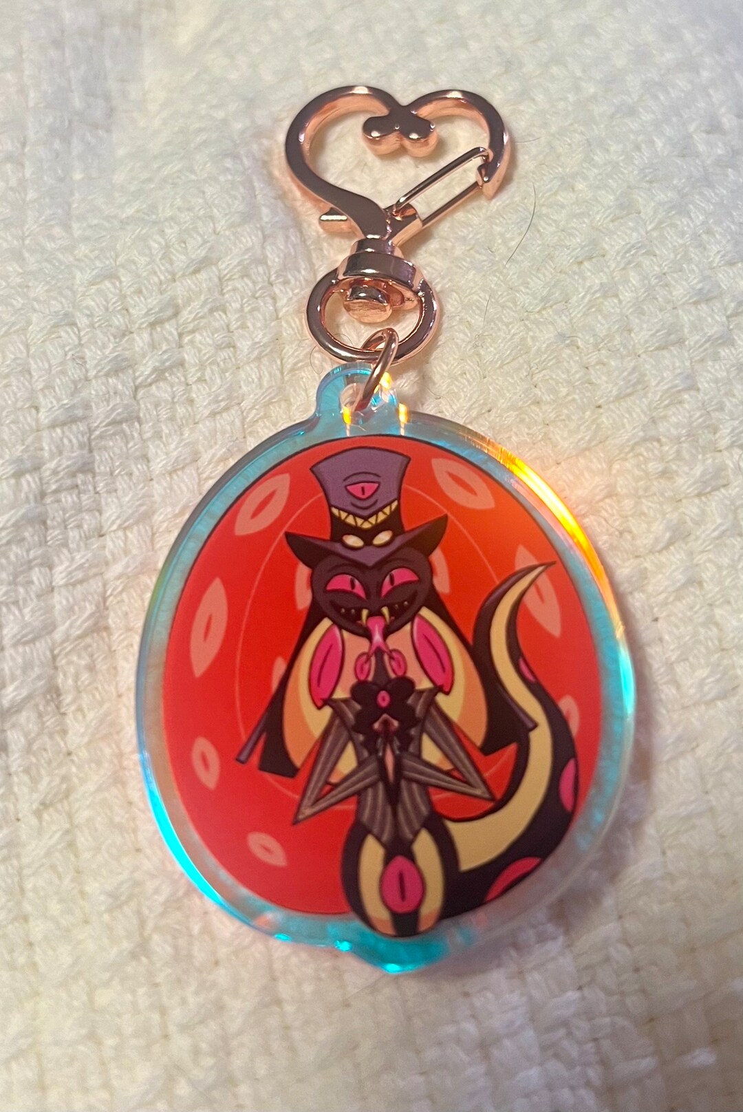 Double Sided Sir Pentious Ranbow Acrylic Keychain - Etsy