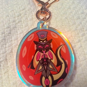 Double Sided Sir Pentious Ranbow Acrylic Keychain
