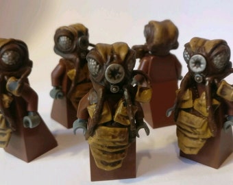 CUSTOM Lego Star Wars Zuckuss Bounty Hunter Gand Etsy