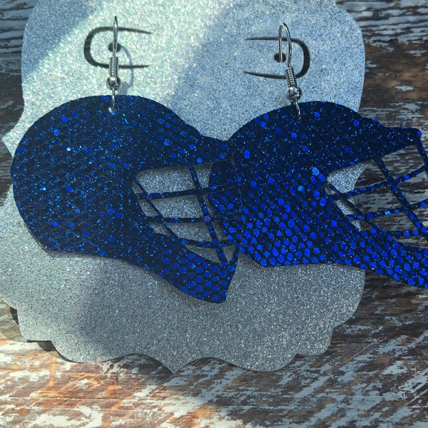 Lacrosse helmet earring