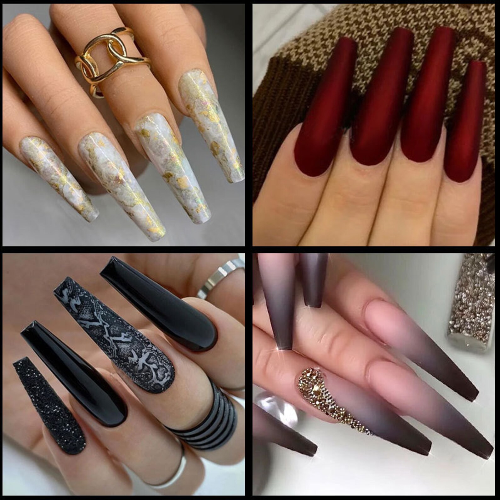 High Quality XXL Ccurve Nail Tips & Coffin Nail Tips Etsy