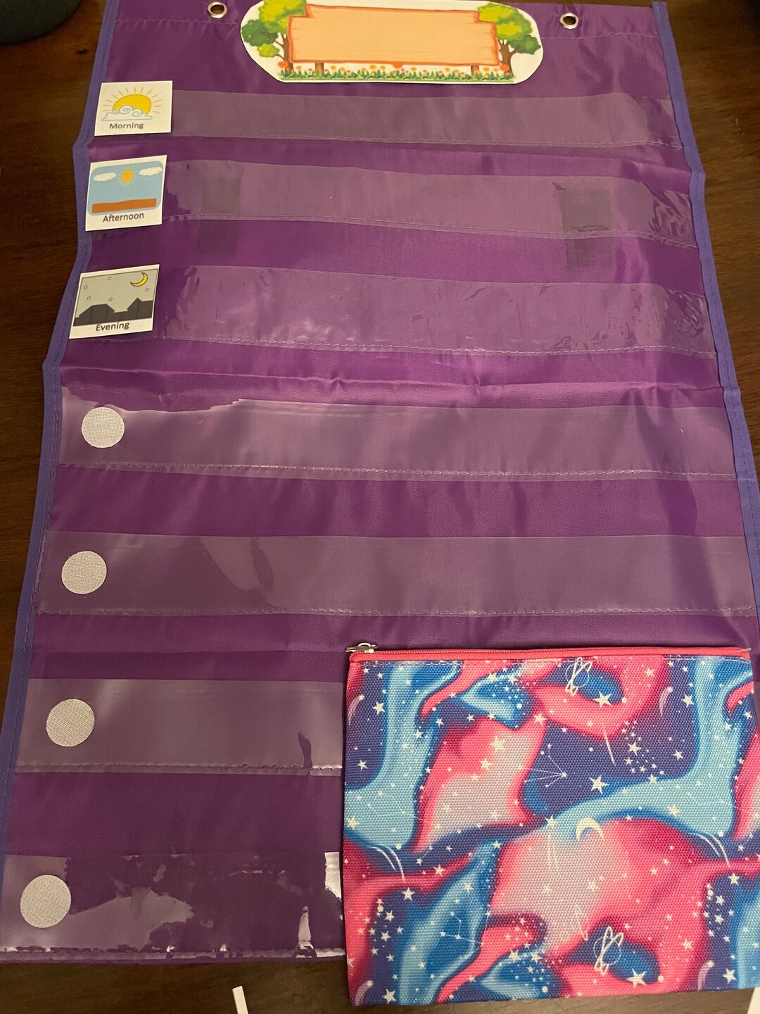 Complete Visual Schedule Pocket Chart Etsy