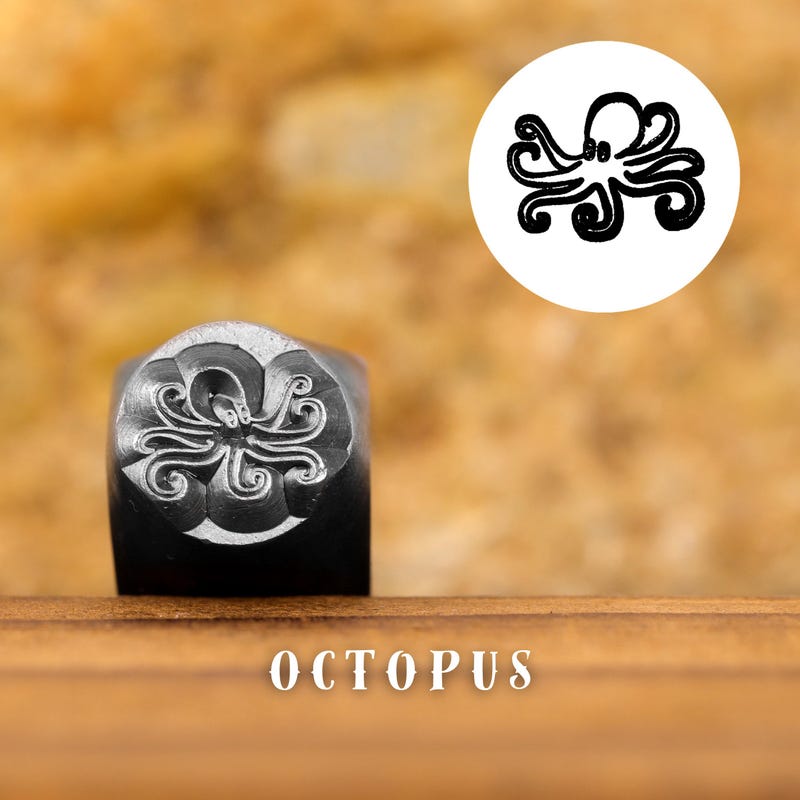 Octopus Stamp - Etsy