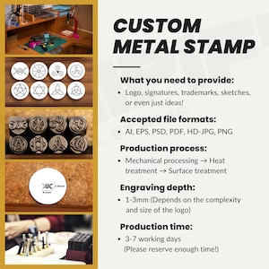 Custom Metal Stamp – Personalized Steel Stamp for Jewelry, Leather, DIY Crafts, Metal Stamping Punch Tool, Hand Stamping Supplies, Hand Tool