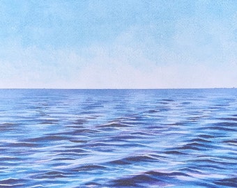 Blue Horizon Art Print