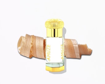 Sandalwood Perfume Oil | Vegan Attar, Musk, Amber by Amuze Fragrance
