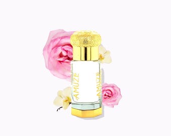 Rose | Premium Perfume Oil | Attar Oil | Alcohol-Free | Vegan & Cruelty-Free | by Amuze Fragrance