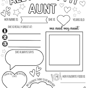All About My Aunt Questionnaire - Il 300x300.5801587591 Oa8h 