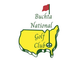 Logo modificabile della festa di golf, logo stampabile della festa di golf, logo modificabile della festa dei master, arredamento della festa del golf master, arredamento della festa personalizzato