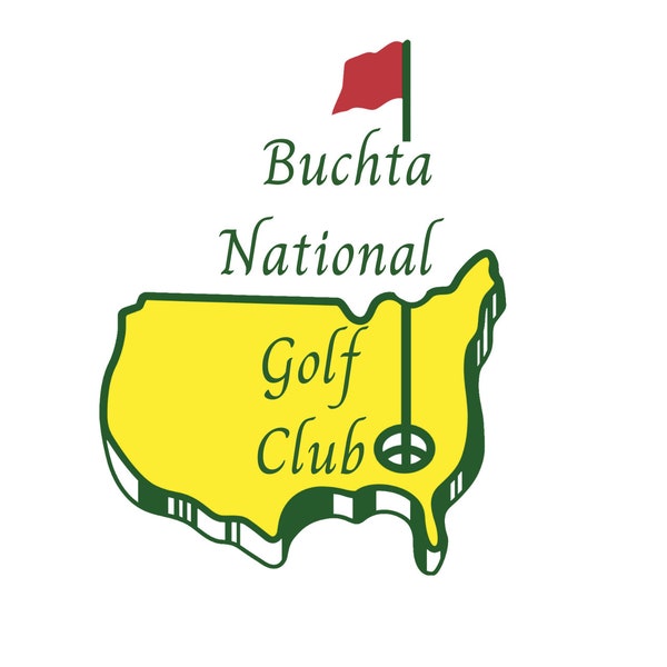 Editable Golf Party Logo, Printable Golf Party Logo, Editable Masters Party Logo, Masters Golf Party Decor, Personalized Party Decor