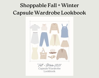 Shoppable Style Guide, Neutral Style Guide, Capsule Wardrobe, Classic Capsule Wardrobe, Personal Styling, Cool Girl Style