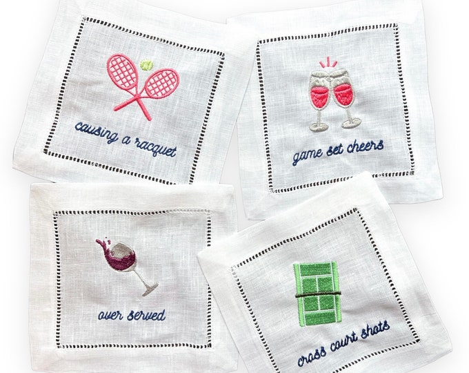 Cocktail Napkins with Holder, Twisted Up main image 0