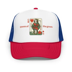 Golf Hat, Queen of the Green, Women&#39;s Golf Hat, Ladies Golf, Women&#39;s Golf Gift, Golfers Wife